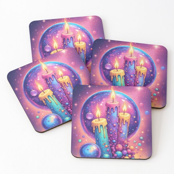 Item preview, Cosmic candles with colorful balls designed and sold by Mianku | Für das Leben.