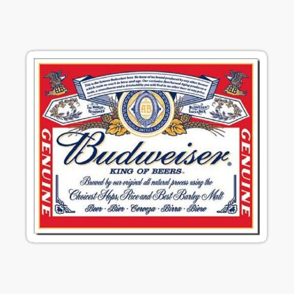 Budweiser Sticker