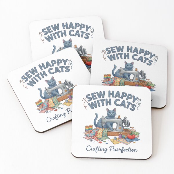 Item preview, Sew Happy With Cats designed and sold by Quillway.