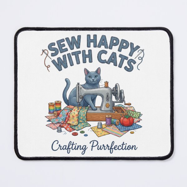 Item preview, Sew Happy With Cats designed and sold by Quillway.