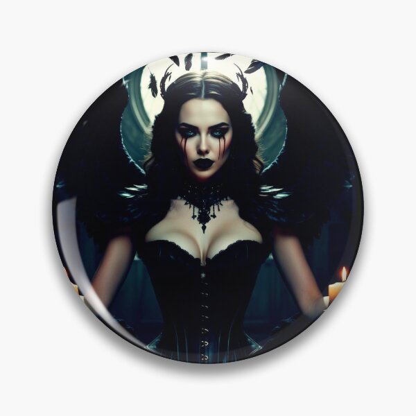 Item preview, dark angel ritual – gothic candlelight – occult fantasy art designed and sold by Traumrausch.