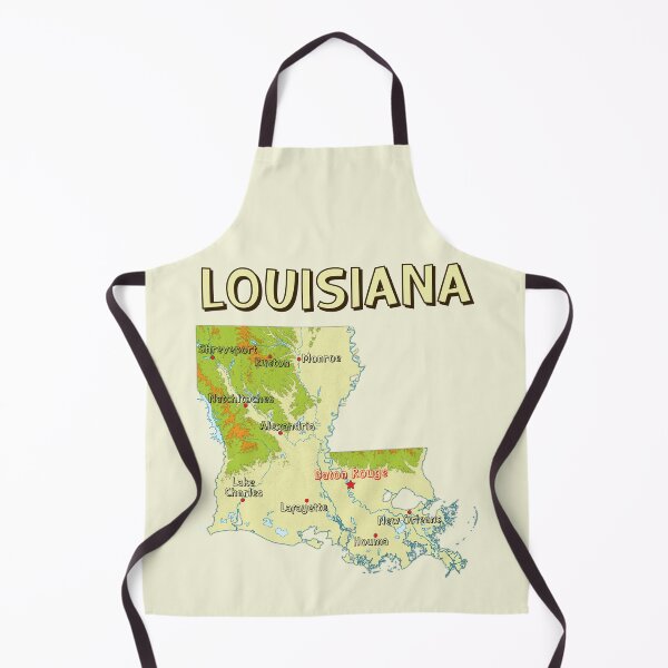 Item preview, Louisiana State Map - Vintage Educational Style designed and sold by mashmosh.