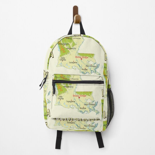 Item preview, Louisiana State Map - Vintage Educational Style designed and sold by mashmosh.
