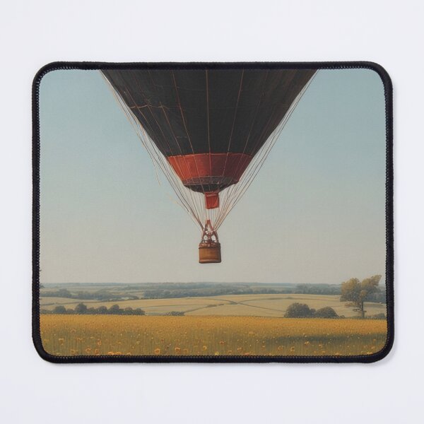 Item preview, Hot air balloon over golden fields designed and sold by Mianku | Für das Leben.