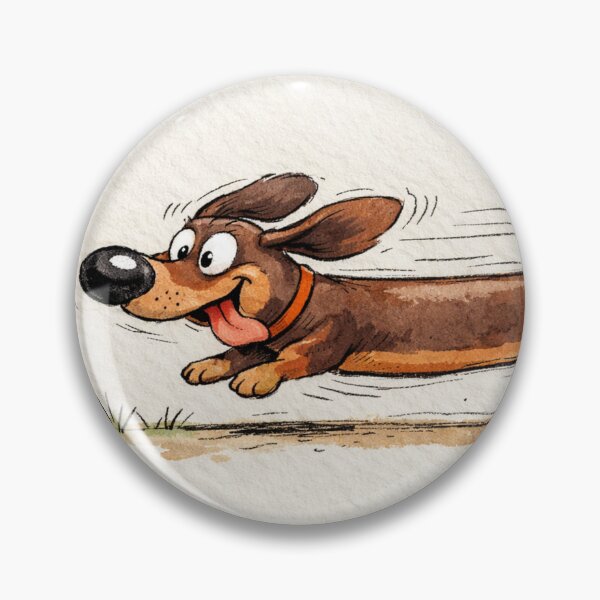 Item preview, Funny Dachshund Speedster – “Speed Limit? Never Heard of Her” Dog designed and sold by Darlin8888.