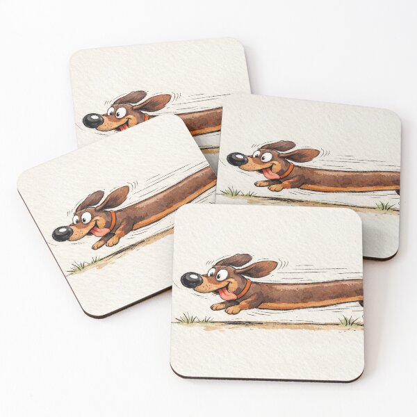 Item preview, Funny Dachshund Speedster – “Speed Limit? Never Heard of Her” Dog designed and sold by Darlin8888.