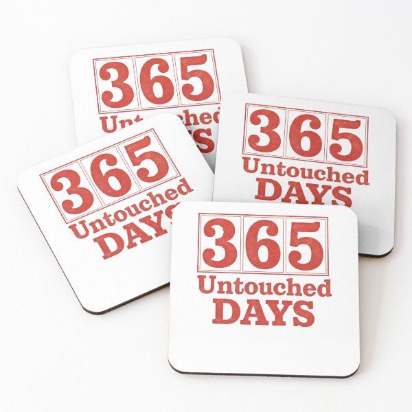 Item preview, 365 Untouched Days T-Shirt - Minimalist Yearly Motivation Tee - Bold Typography Quote Shirt - Clean Aesthetic Streetwear - New Year Gift designed and sold by TeeZilla808.