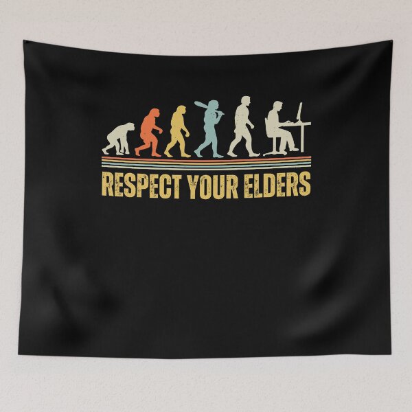 Item preview, Respect Your Elders Funny Retro Gamer Evolution | Classic Gaming Humor designed and sold by gunaone-design.