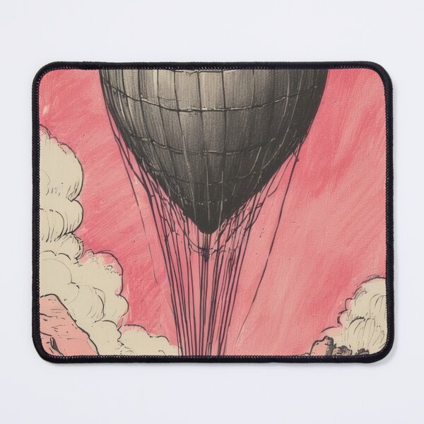 Item preview, Heart-shaped balloon over red landscape designed and sold by Mianku | Für das Leben.