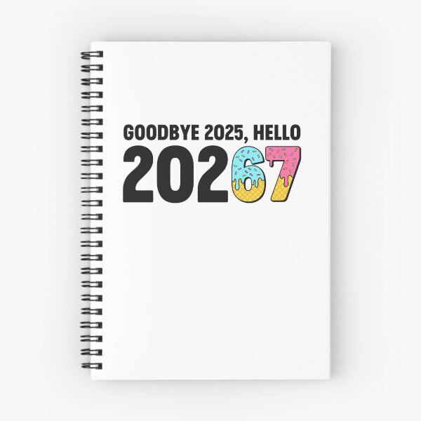 Item preview, 67 New Year Goodbye 2025 Hello 2026 Viral 67 Meme designed and sold by gunaone-design.
