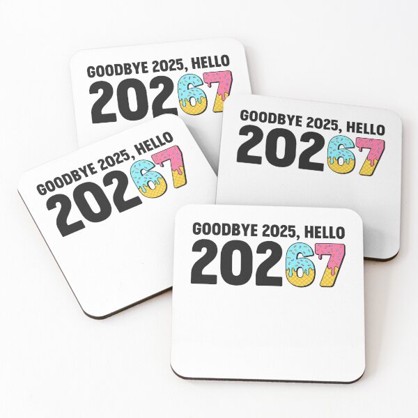 Item preview, 67 New Year Goodbye 2025 Hello 2026 Viral 67 Meme designed and sold by gunaone-design.