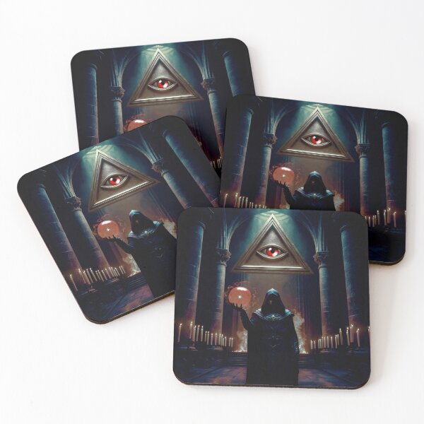 Item preview, occult guardian – all seeing eye – dark magic art designed and sold by Traumrausch.