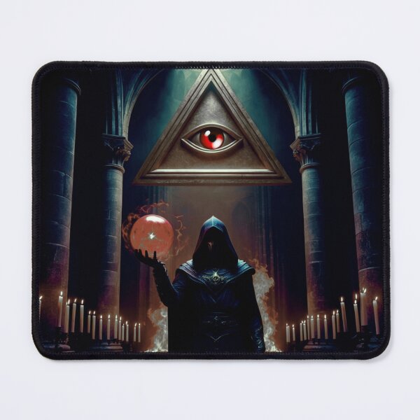 Item preview, occult guardian – all seeing eye – dark magic art designed and sold by Traumrausch.