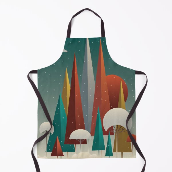 Item preview, Mid-Century Winter Landscape designed and sold by HeDrawsThings.