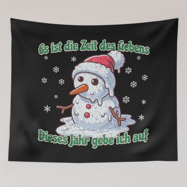Item preview, It's the time for giving. This year I'm giving up - Melting Snowman designed and sold by VariousGoodies.