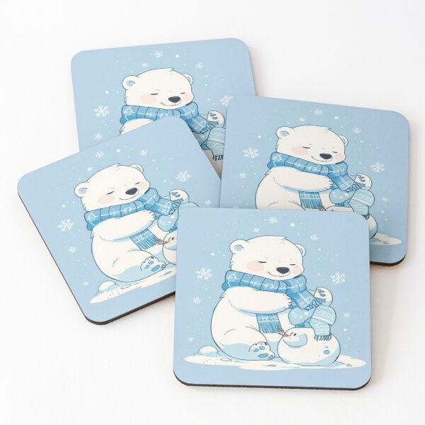 Item preview, Cute Drawing of cozy winter snow friends  designed and sold by NivyasArtistry.