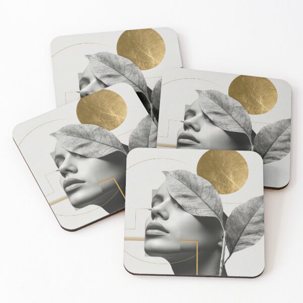 Item preview, Woman, leaves, and circles designed and sold by anytka.