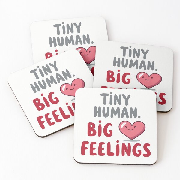 Item preview, Tiny Human, Big Feelings – Cute Emotional Heart Design designed and sold by civotajim.