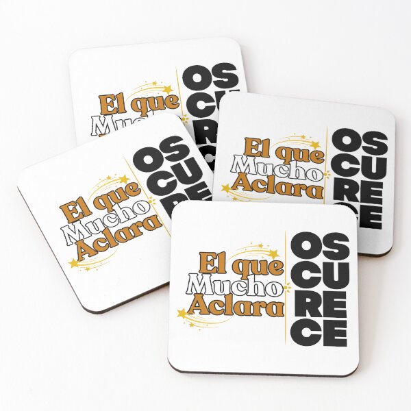 Item preview, He who clarifies too much obscures - Dominican Phrases designed and sold by SinFondoStudio.