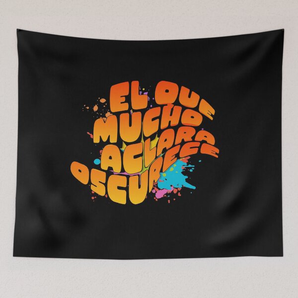 Item preview, El que Aclara Mucho Oscurece - Frases Dominicanas designed and sold by SinFondoStudio.