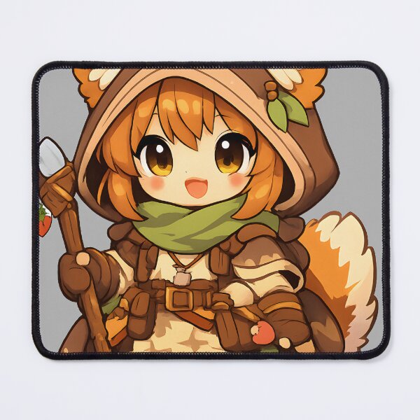 Item preview, Cute Cozy Fantasy Fox Chibi | Whimsical Anime Creature Adventurer designed and sold by NOVAWEARIT.