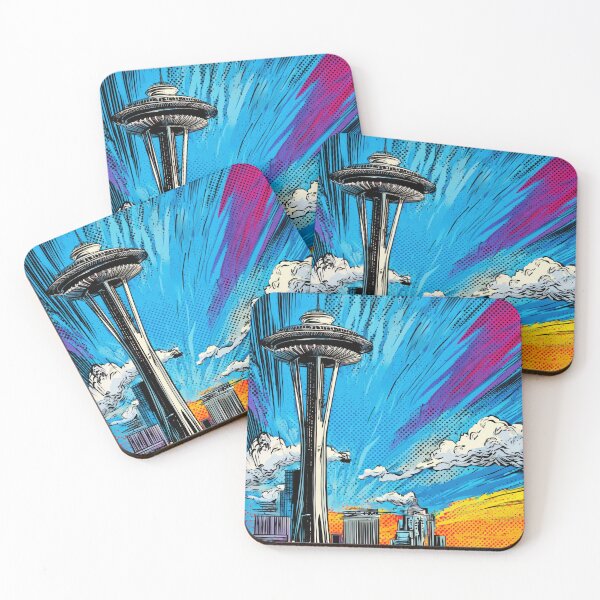 Item preview, Seattle Pop Art – Space Needle Energy designed and sold by SkylineVistas Designs.