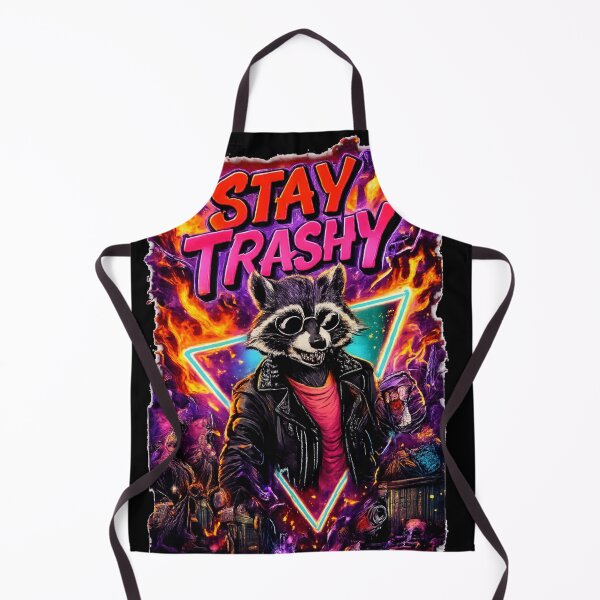Item preview, stay trashy raccoon meme designed and sold by zuzzelek44.