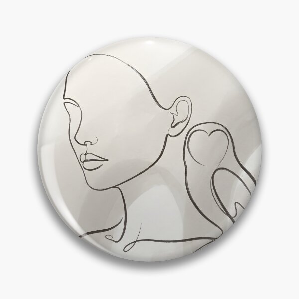 Item preview, Modern Line Art Human Form with Owl — Prague Solstice Glow, Minimalist Wall Art designed and sold by FixwellStudio.
