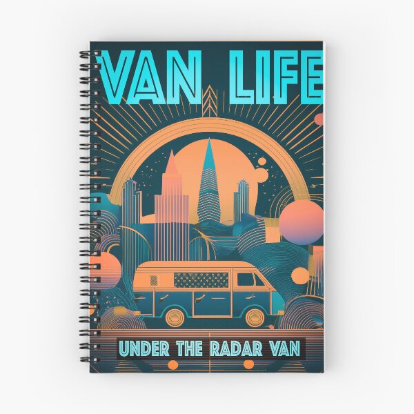 Item preview, Van Life Orange and Teal designed and sold by Under The Radar Van.