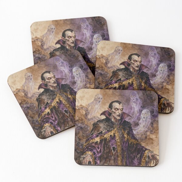 Item preview, The evil of Dracula Illustration from Bram Stoker's Dracula character portrait art designed and sold by Vintage Designs +.