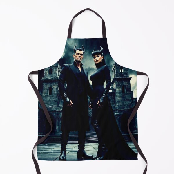 Item preview, demon couple – infernal nobility – dark gothic demon art designed and sold by Traumrausch.