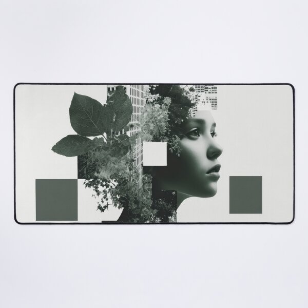 Item preview, Womans face blended with nature designed and sold by anytka.