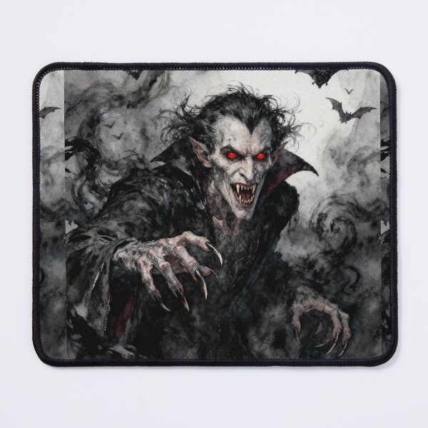 Item preview, The evil of Dracula Illustration from Bram Stoker's Dracula character portrait art designed and sold by Vintage Designs +.