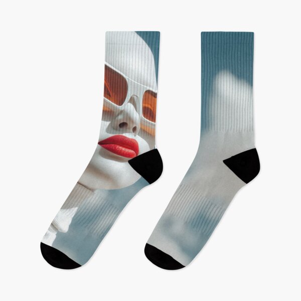 Item preview, Model in sunglasses under blue sky designed and sold by anytka.