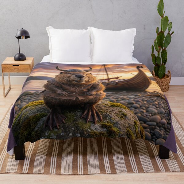 Item preview, Viking Beaver Lands on Shore designed and sold by Tridentulus.