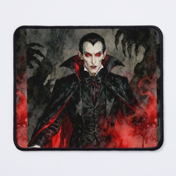 Item preview, The evil of Dracula Illustration from Bram Stoker's Dracula character portrait art designed and sold by Vintage Designs +.