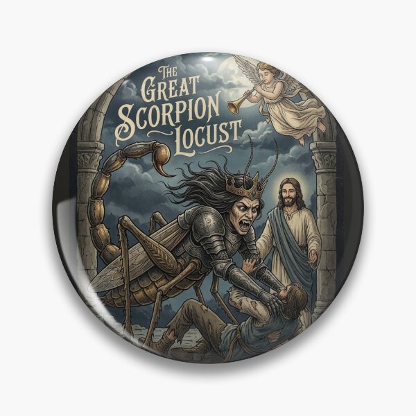 Item preview, The Great Scorpion Locust of Christ designed and sold by irregulargoods.