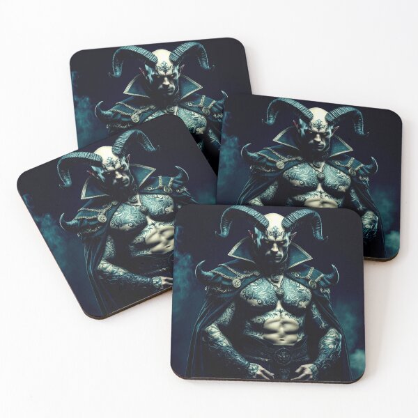 Item preview, demon warrior – infernal noble – dark gothic demon art designed and sold by Traumrausch.