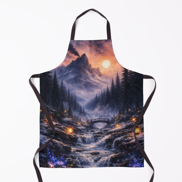 Item preview, Lanterns Over Frozen Waters designed and sold by WittyUnknown.