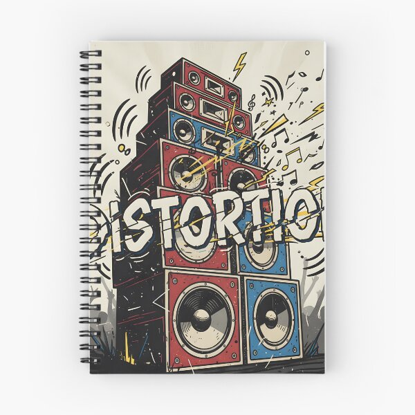 Item preview, Dynamic Distortion music poster with stacked speakers and crowd silhouette designed and sold by homydesign.