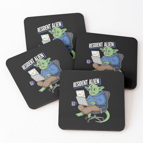 Item preview, RESIDENT ALIEN TRADING designed and sold by ALL ART .