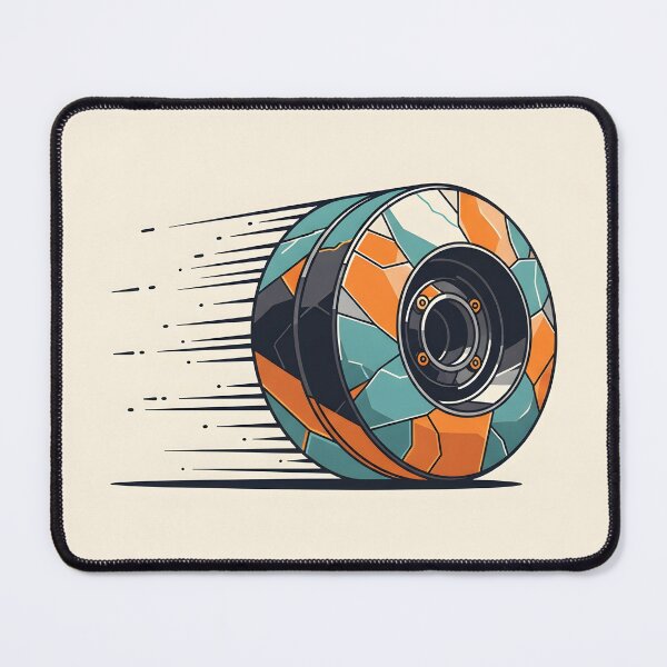 Item preview, Dynamic stylized racing wheel with motion blur lines designed and sold by homydesign.