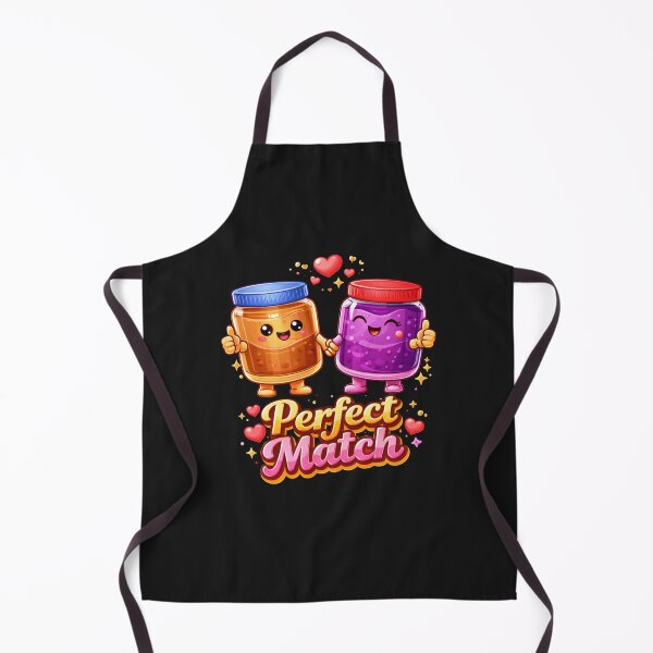 Item preview, Peanut Butter and Jelly Perfect Match – Cute Food Couple Art designed and sold by scanusha1979.
