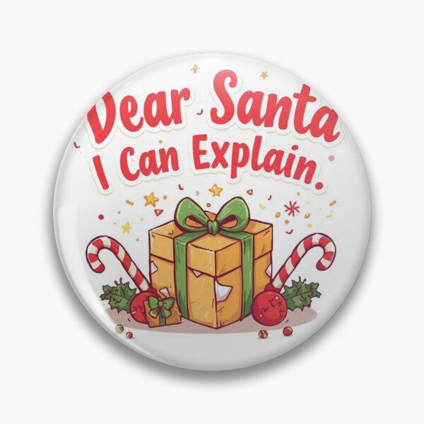 Item preview, Dear Santa I Can Explain Funny Christmas T-Shirt designed and sold by Festive Tees Hub.