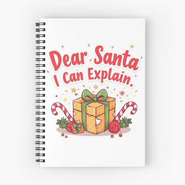 Item preview, Dear Santa I Can Explain Funny Christmas T-Shirt designed and sold by Festive Tees Hub.