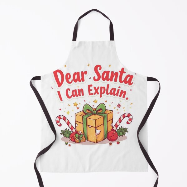 Item preview, Dear Santa I Can Explain Funny Christmas T-Shirt designed and sold by Festive Tees Hub.
