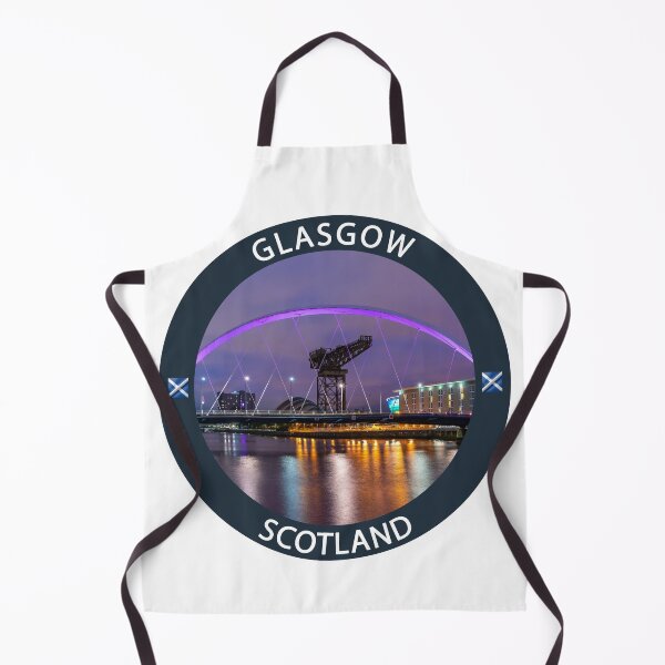 Item preview, Glasgow Scotland Badge Design | Finnieston Crane Landmark | Scottish Gift designed and sold by Loom on the Loch.