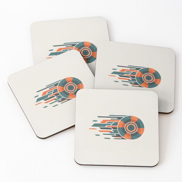Item preview, Geometric circular emblem with dynamic motion streaks designed and sold by homydesign.