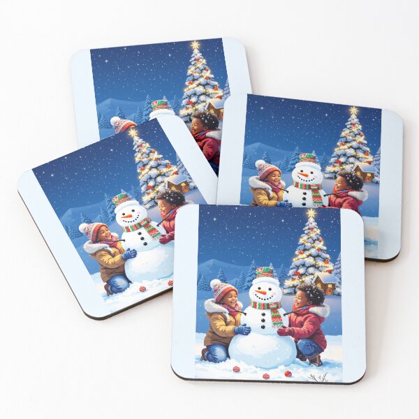 Item preview, PURE JOY BUILDING A SNOWMAN designed and sold by Tammera.