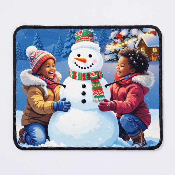 Item preview, PURE JOY BUILDING A SNOWMAN designed and sold by Tammera.
